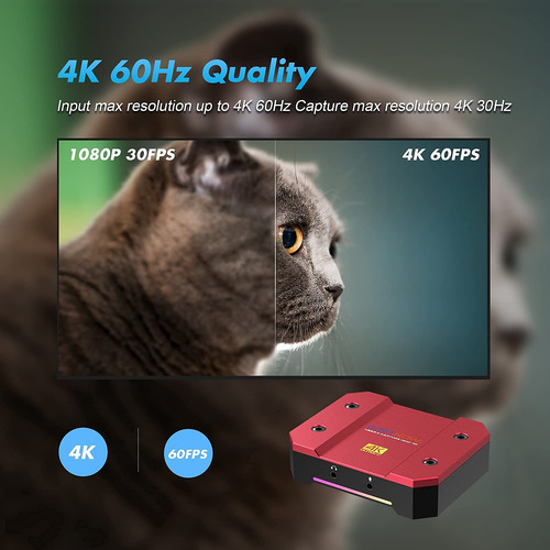 Digitnow Capturadora Usb 4k 60hz Hdr10 Zero-lag Mmg