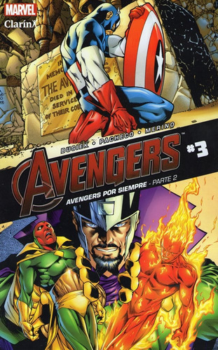 Avengers N°3 Avengers Por Siempre Parte 2, De Comics, Marvel. Editorial Clarín, Tapa Blanda, Edición 1 En Español