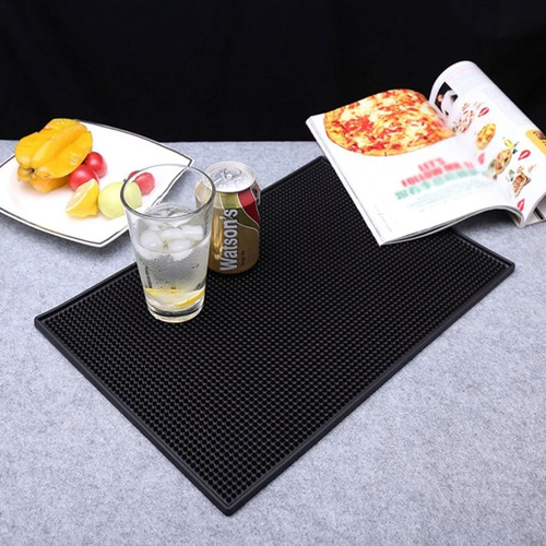 7pz Tapete Para Bar Grande 45 X 30cm Barra Con Posavasos 4pz