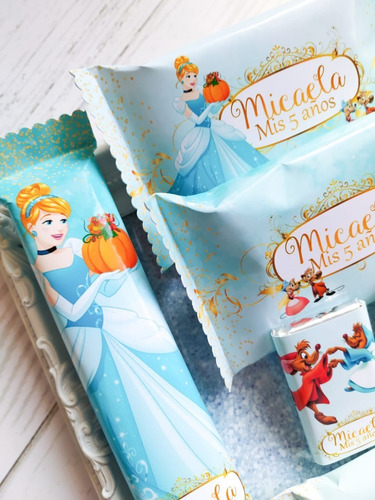 Golosinas Personalizadas Para 10 Chicos Cenicienta
