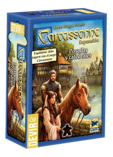 Carcassonne Posadas Y Catedrales Expansion Original Devir