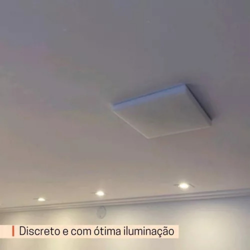 Kit 4 Plafon Frameless 32w Borda Infinita Sobrepor/embutir