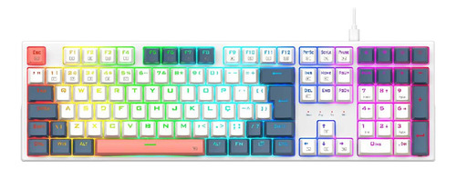 Teclado Redragon Trundle K668wbo-rgb