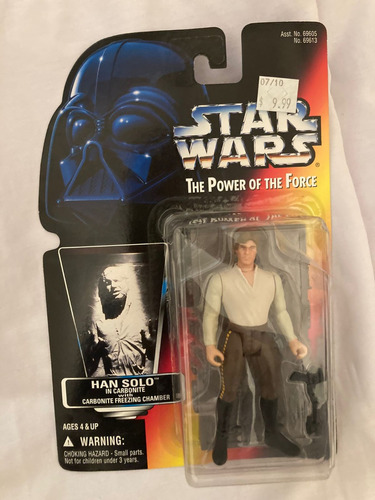 Star Wars The Power Of The Force Han Solo Carbonite 1995