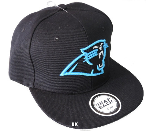 Carolina Panthers Gorra Negra Americano Panteras Bk