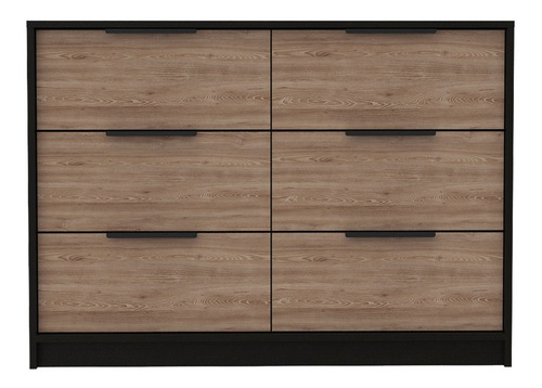 Comoda Kaia 4 Cajones / 2 Puertas - Wengue / Miel