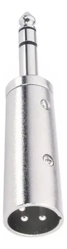Adaptador Jack Estéreo Macho A Xlr Macho Adam Hall X 2 Unid.