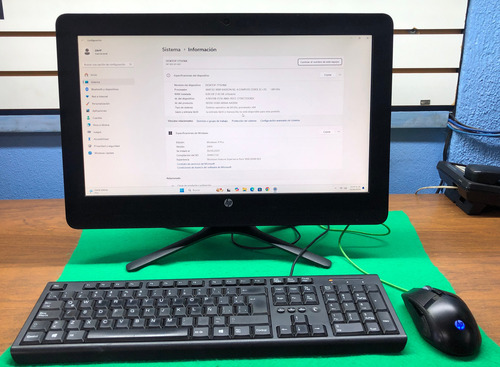 Aio Hp 205 G3 19.5 Amd E2 9000 1.8ghz 8gb Ram 240gb Ssd Negro (Usado)