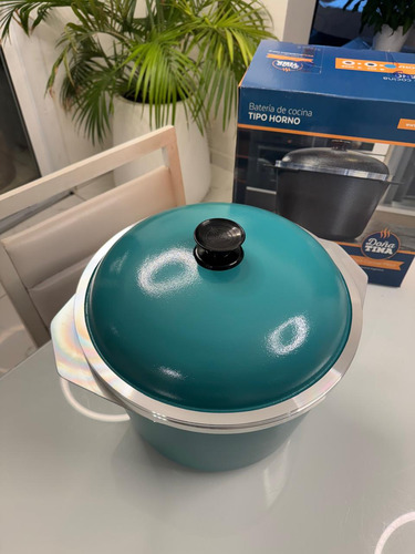Cacerola Olla Pucherona 14l Doña Tina. Sin Antiadherente 203 Aqua