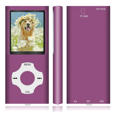 Reproductor Mp3 Hotechs Slim Classic 32gb Lcd 1.82 Pulgadas Color