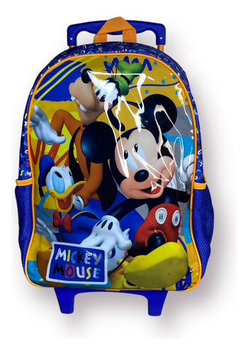 Mochila Escolar Personagem Mickey Mouse Xeryus 11590 Azul/la