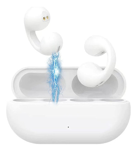 Auricular De Conducción Ósea Earclip Bluetooth 5.3, Tapón Pa