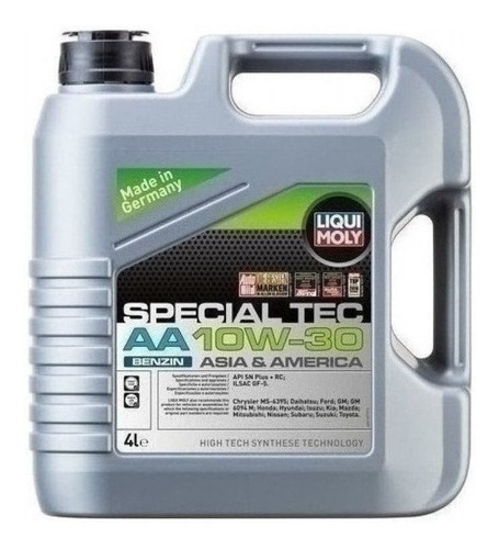 Liqui Moly Aceite 10w30 Sintetico Special Tec Aa 4 Litros