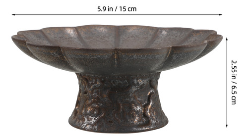 Cuenco Decorativo Con Patas De Cerámica Con Pedestal, Fruter