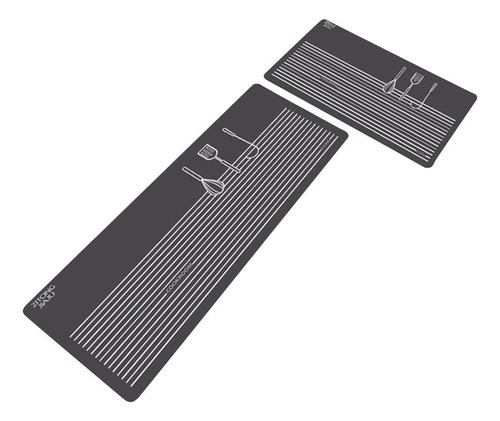 Juego De Alfombras De Cocina, 2 Unidades, Antideslizantes, C
