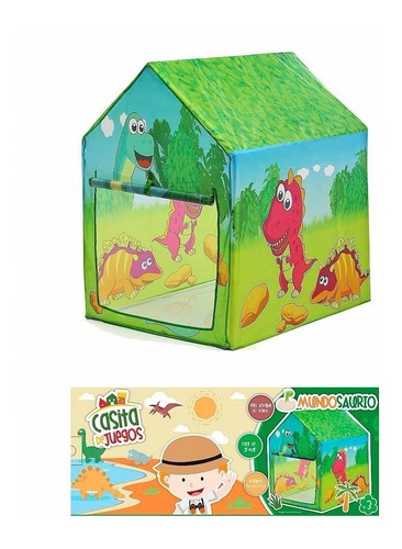 Carpa Casa Dino Mundo Saurio Desmontable Faydi Jueg E Jretro | JRETRO70