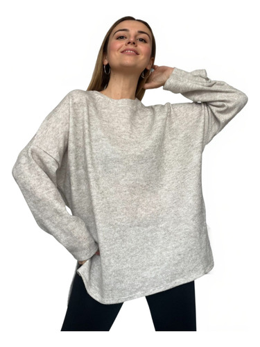 Sweater Oversize Mujer Lanilla Aspen Amplio Talle Único
