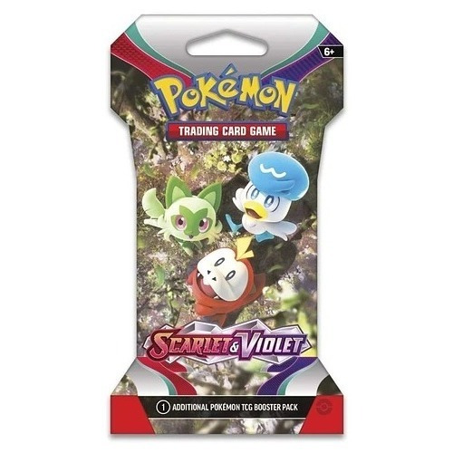 Imagen 2 de 2 de Pokemon Ecarlata Y Purpura Sobre Booster Blister (español)