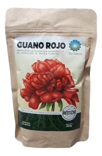 Fertilizante Guano Rojo Bioterra 500g
