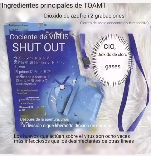 Collar Mata Virus Clorato De Sodio