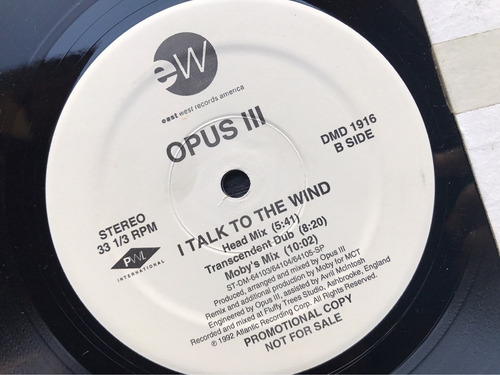 Disco Vinilo Opus Iii / I Talk To The Wind (usa) (Usado)