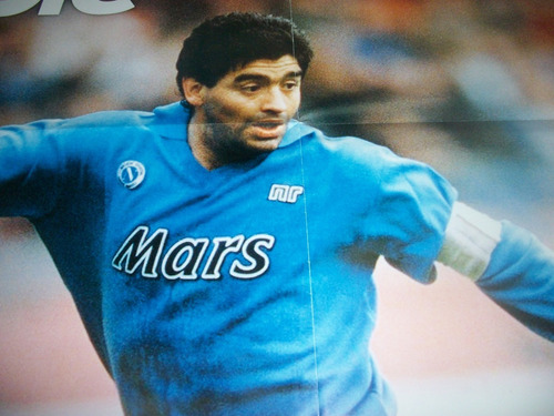 Poster De Maradona Doble - Seleccion Y Napoles 
