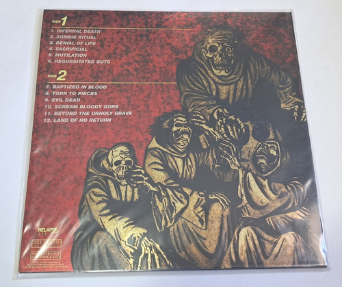 Lp Death Scream Bloody Gore (2016) Vinil Splatter