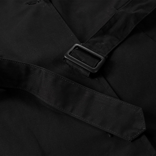 Trench Mujer Cuero Eco Forrado Love Tapado Largo Oreiro