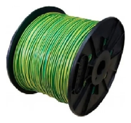 Cable Unipolar 2,5 Mm Verde/amarillo X 10mts Normalizado Cubierta Amarillo-verde