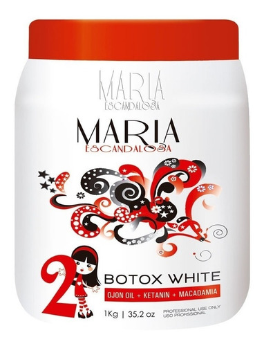 Imagem 3 de 3 de Combo Maria Escandalosa Btxx 01 Matizador 1kg + 01 White 1kg