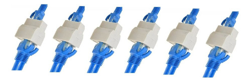 Divisor De 1 A 2 Rj45, 6 Pzas Para Señales Sobre Utp Cat5/6