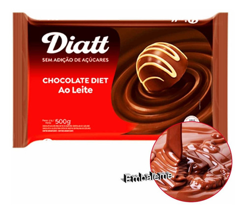 Chocolate Diet Barra 500g Diatt