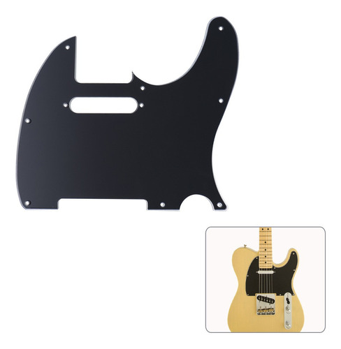 Pickguard Ganzúa De 3 Capas Construcción Para Telecaster