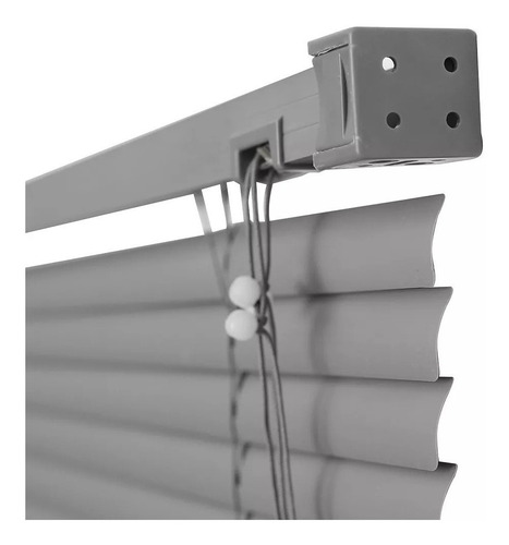 Imagen 5 de 10 de Cortina Americana Persiana Pvc 1,20x1,20 Entrega Inmediata