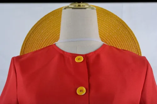 English, French And Spanish Disfraz De Luffy De One Piece Cosplay De Trajes De Cosplay