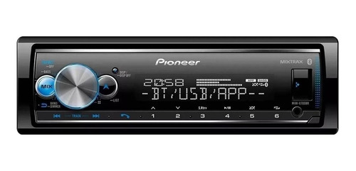Som automotivo Pioneer MVH X7000 com USB e bluetooth