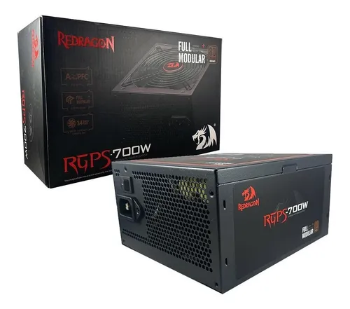 comprar Fonte Real Redragon 700w Bivolt Full Modular 80 Plus Bronze