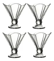 Comprar Set X 4 Compoteras Vidrio Con Pie Postre Helado