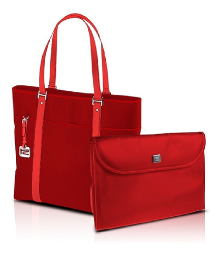 Bolsos Para Damas Verona/porta Laptop Klip Xtreme Knb-460rd Color Rojo