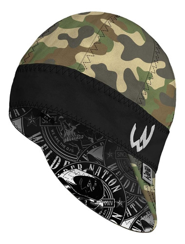 Gorra Para Soldadura Welder Nation, 7 3/4 Camo Forestal