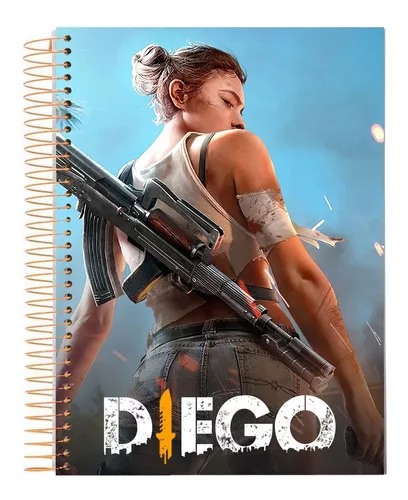 Caderno Personalizado - Free Fire