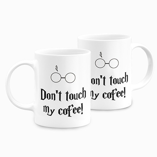Caneca Harry Potter Don't Touch My Coffee