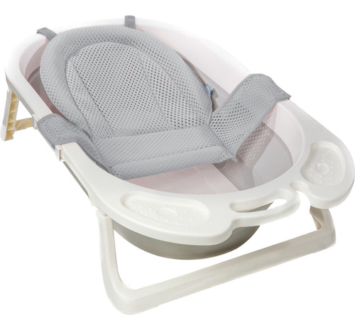 Red protectora Buba Reducer, soporte de seguridad para baño de bebés, color gris
