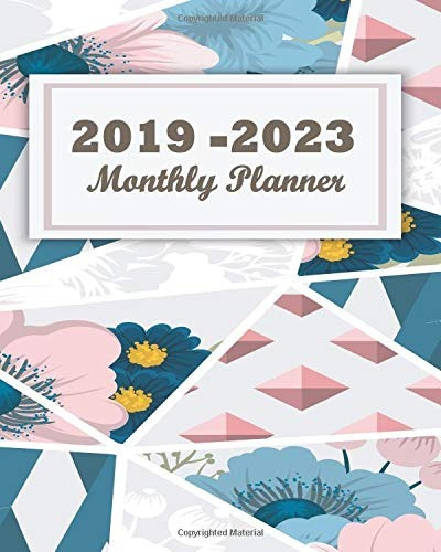 2019 R 2023 Monthly Planner 2019 2023 Five Year Monthly Cale