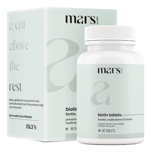 Mars By Ghc Biotina Para Cabello Sano Y Fuerte 60 Cápsulas