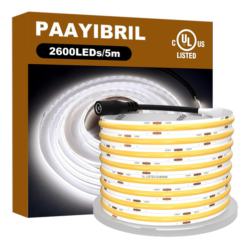 Paayibril Frol White Cob Led Leak Strip 5000k, Ultra Bright,