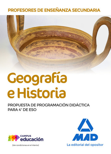 Profesores De Enseñanza Secundaria Geog... (libro Original)