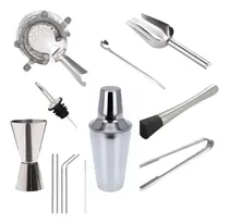 Comprar Kit Bartender Set Barman Completo Coctelera Trago Acero Inox