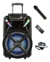 Comprar Bafle Recargable Bluetooth Muy Potente Parlante 12 Pulgadas Con Control Remoto Sd Usb Musica