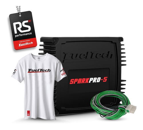 Imagem 1 de 6 de Fueltech Sparkpro-5 (spark Pro 5) + Brindes + 12x Sem Juros
